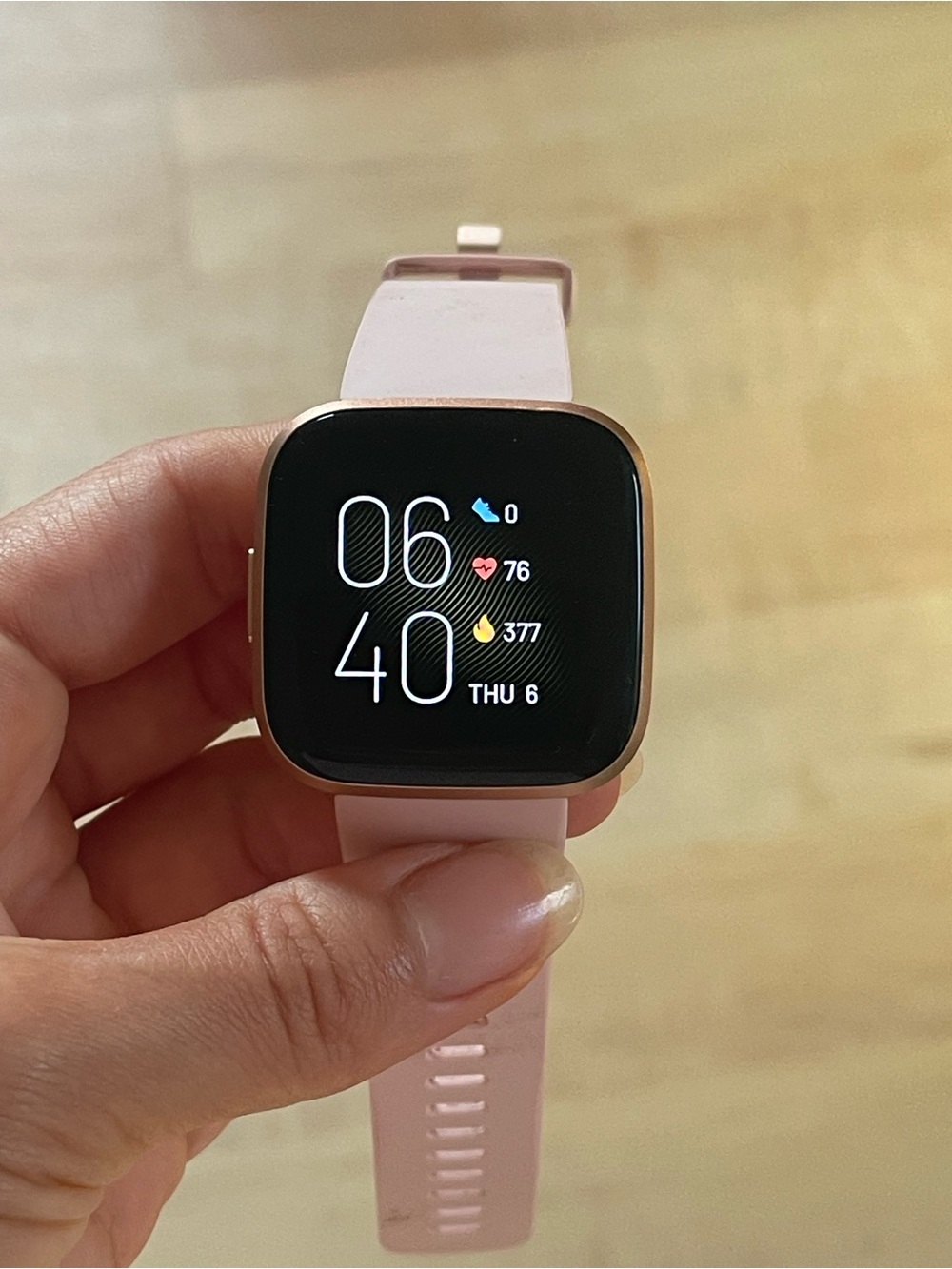 fitbit Versa 2 Rose Pink Fitness Smartwatch